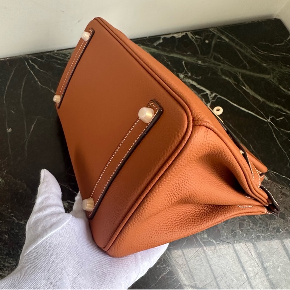 Classic Leather Purse crossbody Bag Gold Lock - Picture 7 of 15